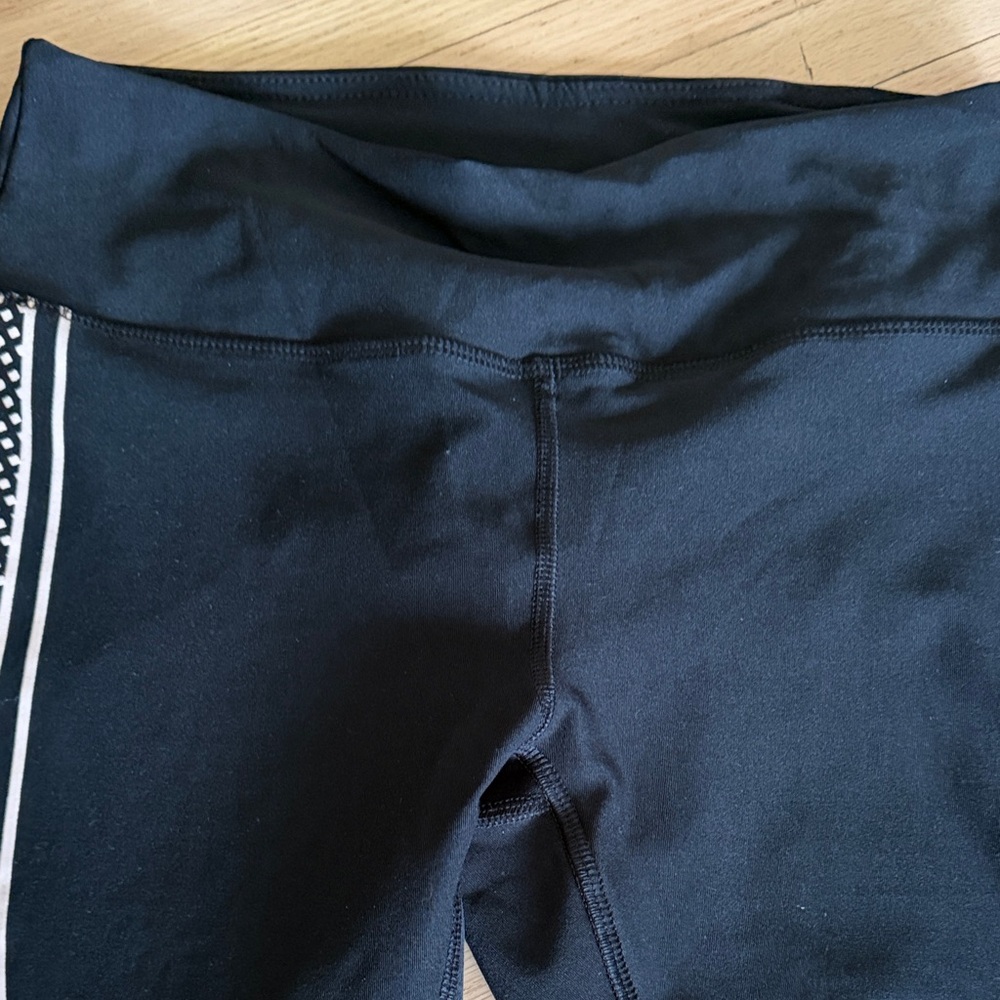 RBX - Black Athletic Leggings with White Trim - Medium - Picture 6 of 10